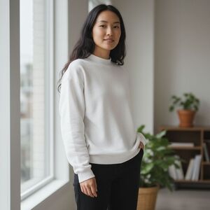 Classic White Women's Sweatshirt